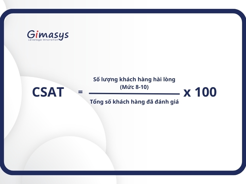 Công thức tính CSAT(1-10)