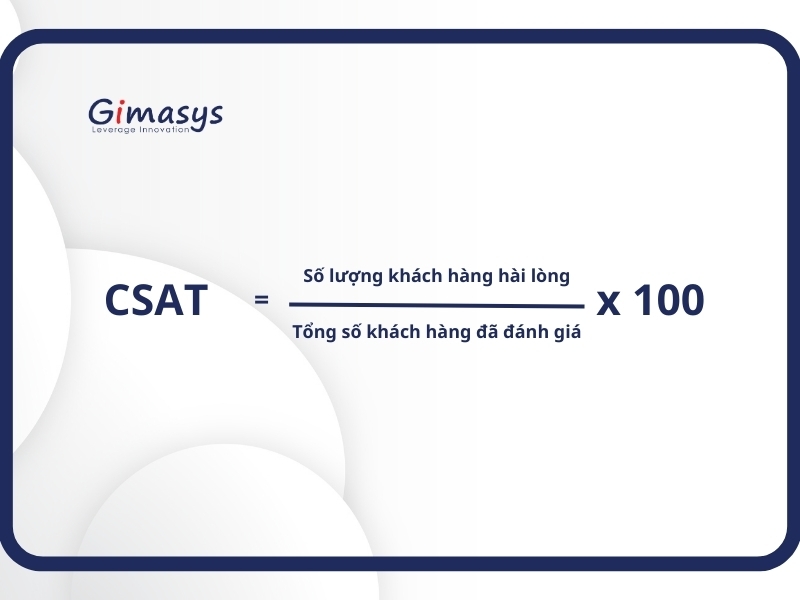 Công thức tính CSAT(1-3)