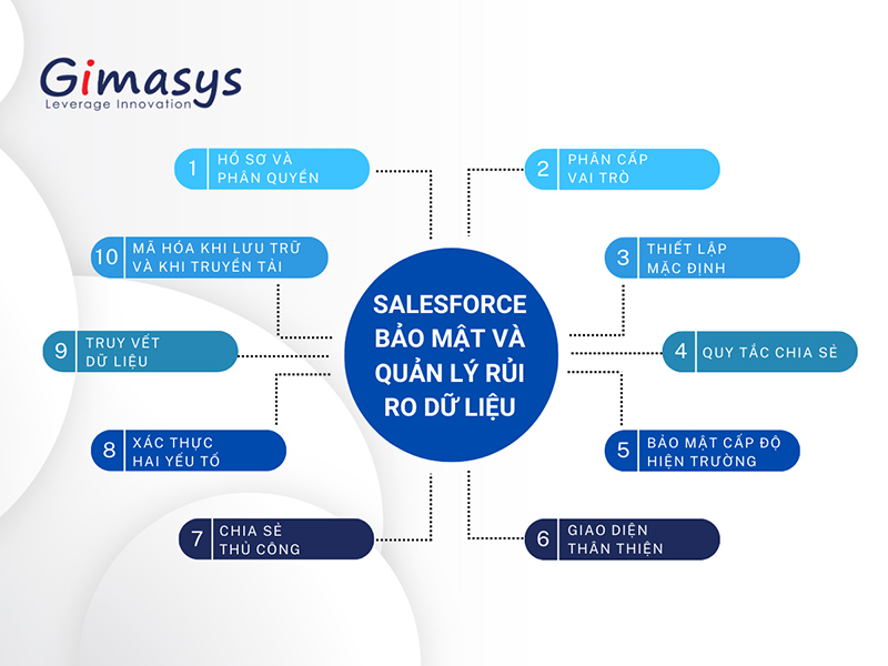 Bảo vệ, quản lý rủi ro dữ liệu với Salesforce